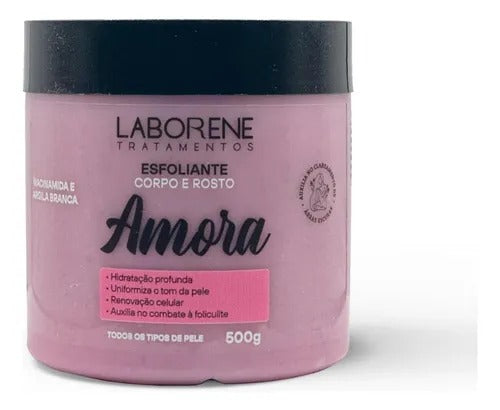 ESFOLIANTE AMORA 500G LABORENE INVILA - Tudo para unhas em gel