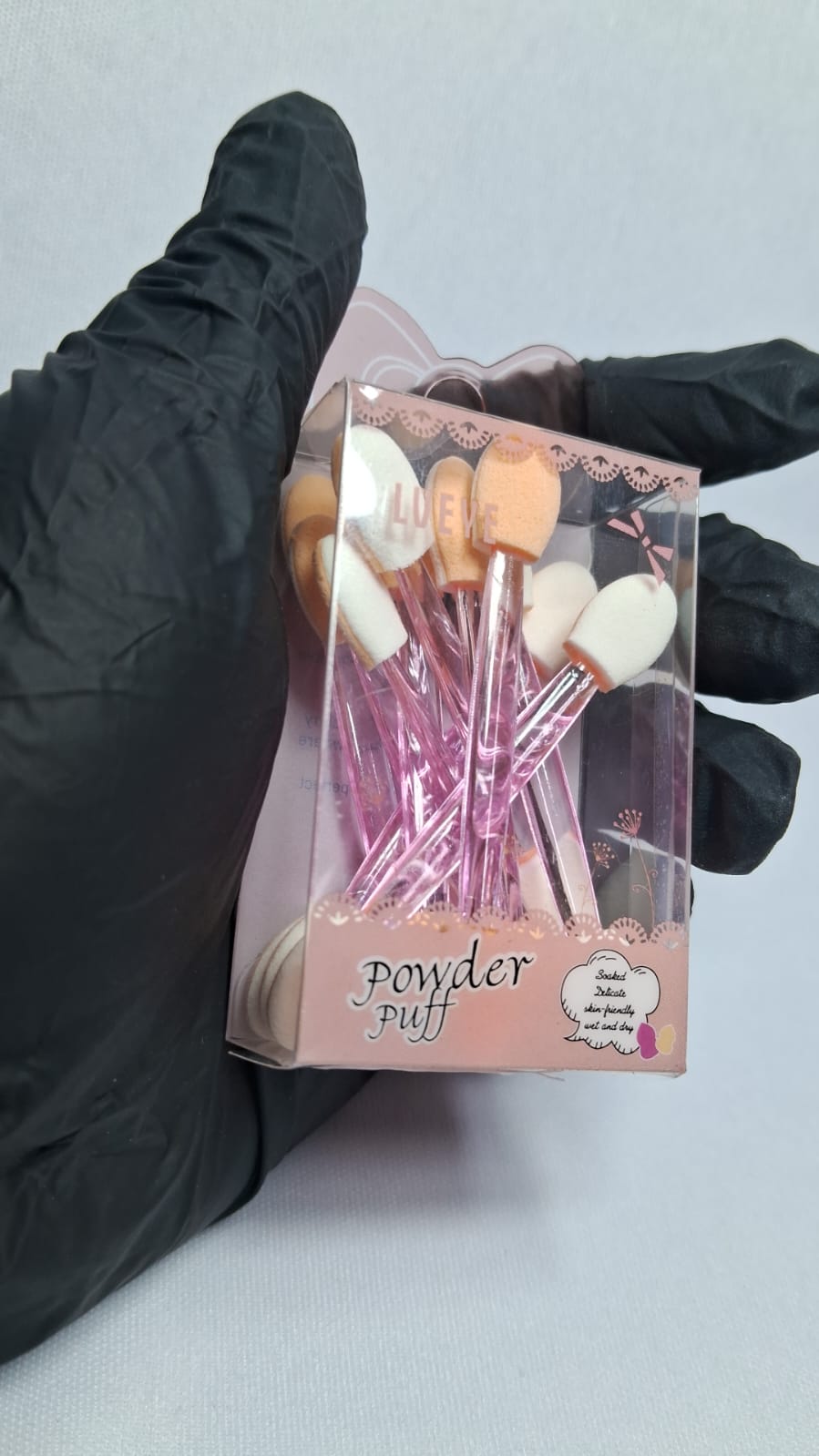 KIT APLICADOR DE SOMBRA POWDER PUFF INVILA - Tudo para unhas em gel