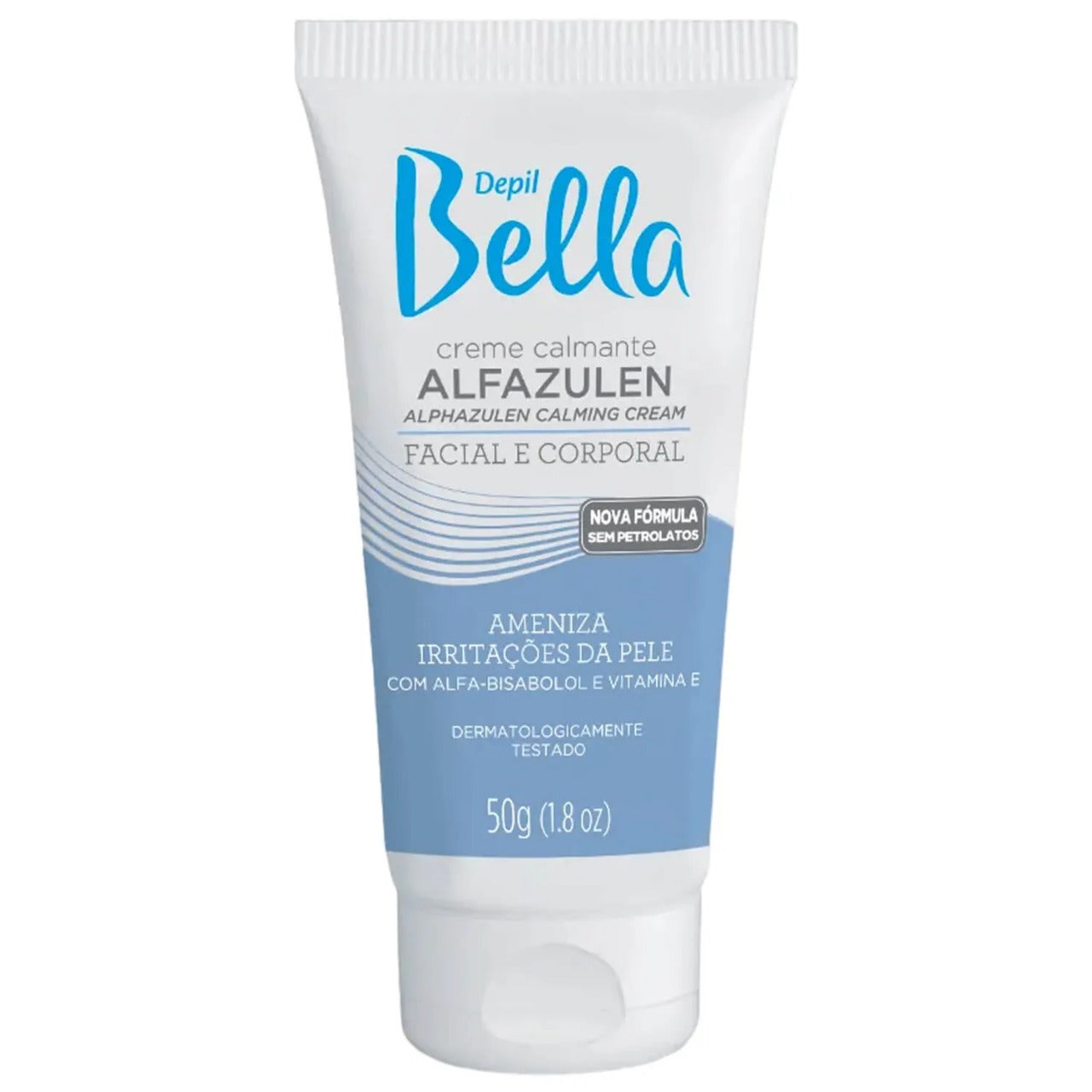 CREME CALMANTE ALFAZULEN DEPIL BELLA- 50G INVILA - Tudo para unhas em gel