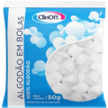 ALGODÃO EM BOLAS CLINOFF- 50g INVILA - Tudo para unhas em gel
