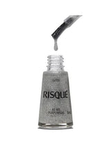 ESMALTE RISQUÉ AS MIL PURPURINA- 8ml INVILA - Tudo para unhas em gel