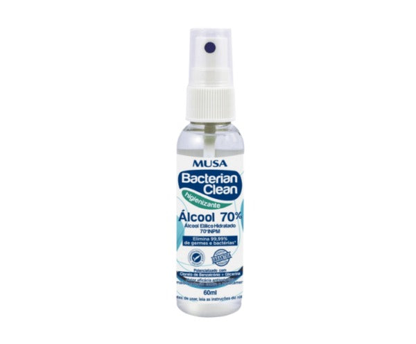 BACTERIAN CLEAN SPRAY MUSA- 60 ML INVILA - Tudo para unhas em gel