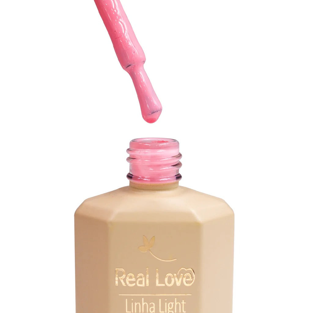 BASE EM GEL NUDE 5 LINHA LIGHT 15ml - REAL LOVE INVILA - Tudo para unhas em gel