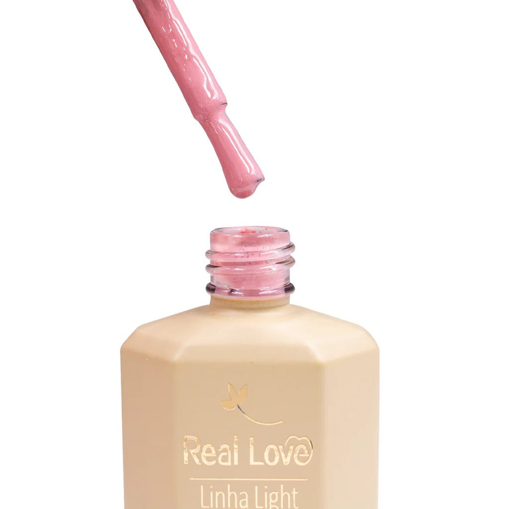 BASE EM GEL NUDE 6 LINHA LIGHT 15ml - REAL LOVE INVILA - Tudo para unhas em gel