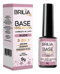 BASE NIVELADORA BRILIA NUDE 3X1 9G INVILA - Tudo para unhas em gel