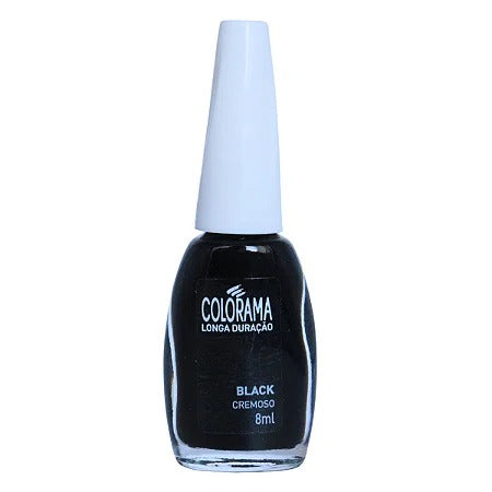 ESMALTE COLORAMA BLACK 8ML INVILA - Tudo para unhas em gel