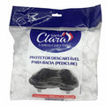 PROTETOR DE BACIA DESCARTÁVEL PEDICURE 68x68cm SANTA CLARA- 50 UND INVILA - Tudo para unhas em gel