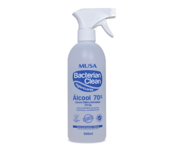 BACTERIAN CLEAN MUSA SPRAY- 500ML INVILA - Tudo para unhas em gel