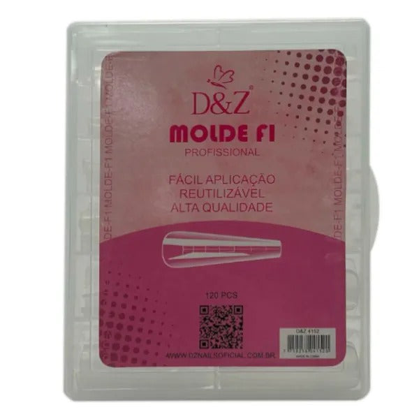 MOLDE F1 BAILARINA ALONGADA D&Z- 120unds INVILA - Tudo para unhas em gel