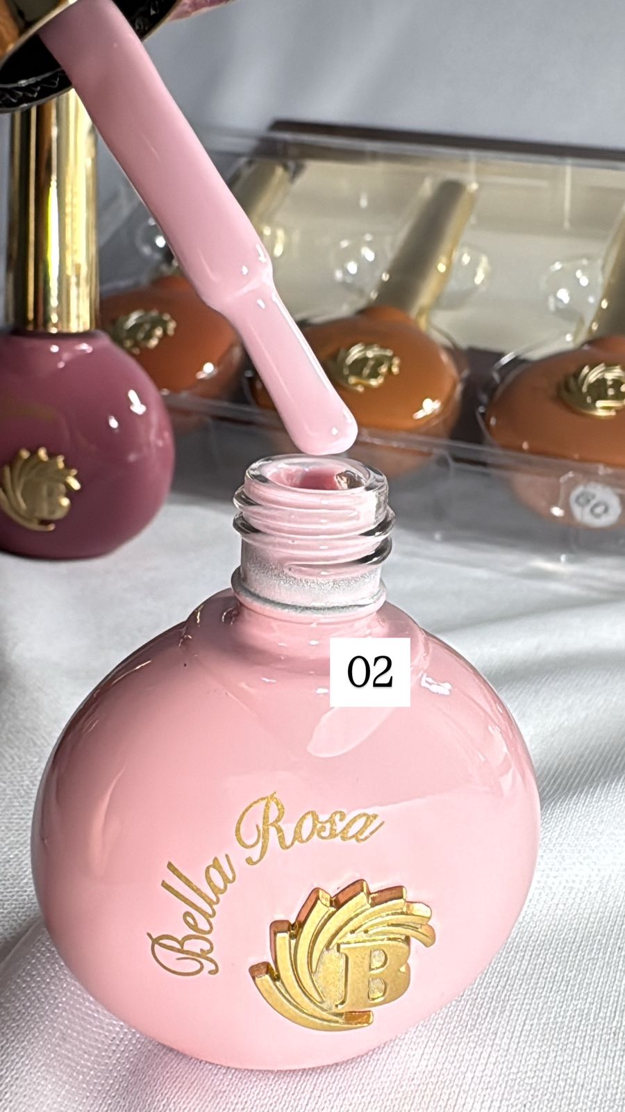 ESMALTE EM GEL BELLA ROSA COM FIVELA- 02 INVILA - Tudo para unhas em gel