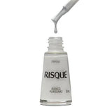 ESMALTE RISQUÉ BIANCO PURÍSSIMO- 8ml INVILA - Tudo para unhas em gel