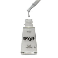ESMALTE RISQUÉ BIANCO PURÍSSIMO- 8ml INVILA - Tudo para unhas em gel