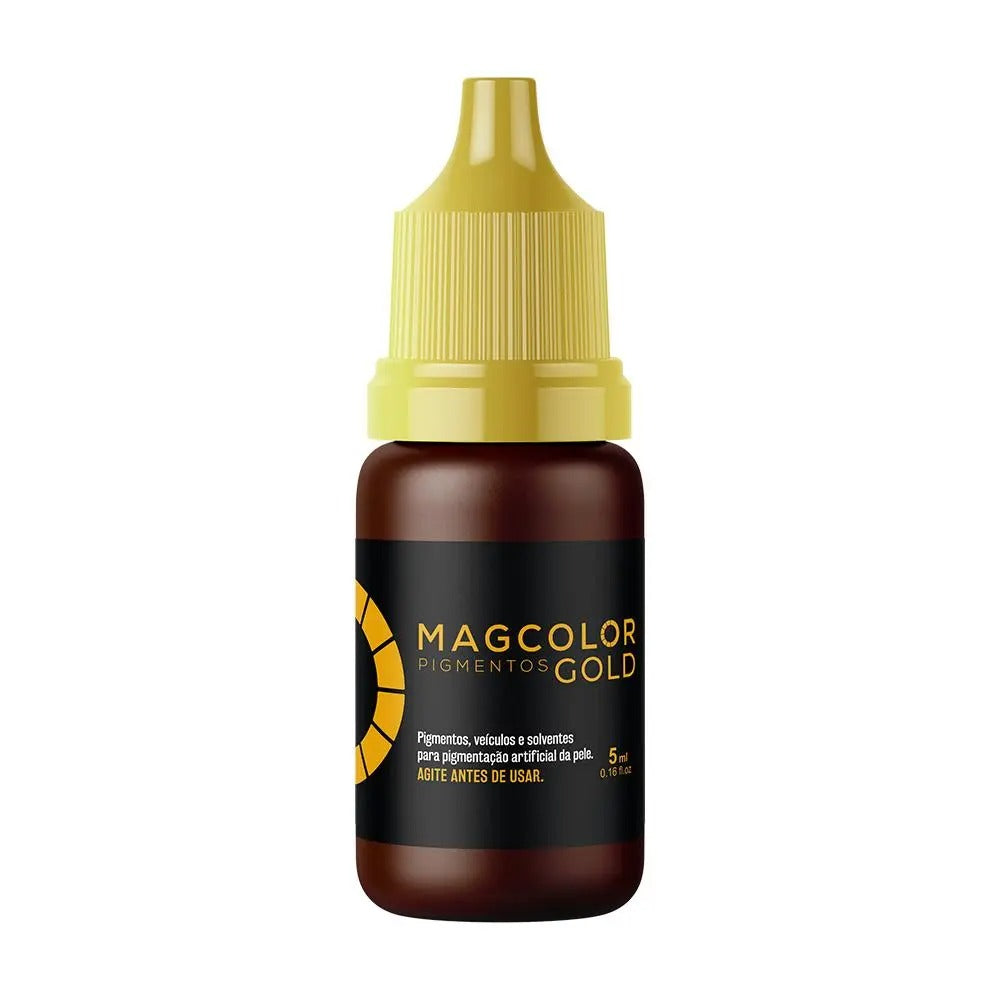 PIGMENTO MAG COLOR CASTANHO ESCURO INTENSO 5 ML INVILA - Tudo para unhas em gel