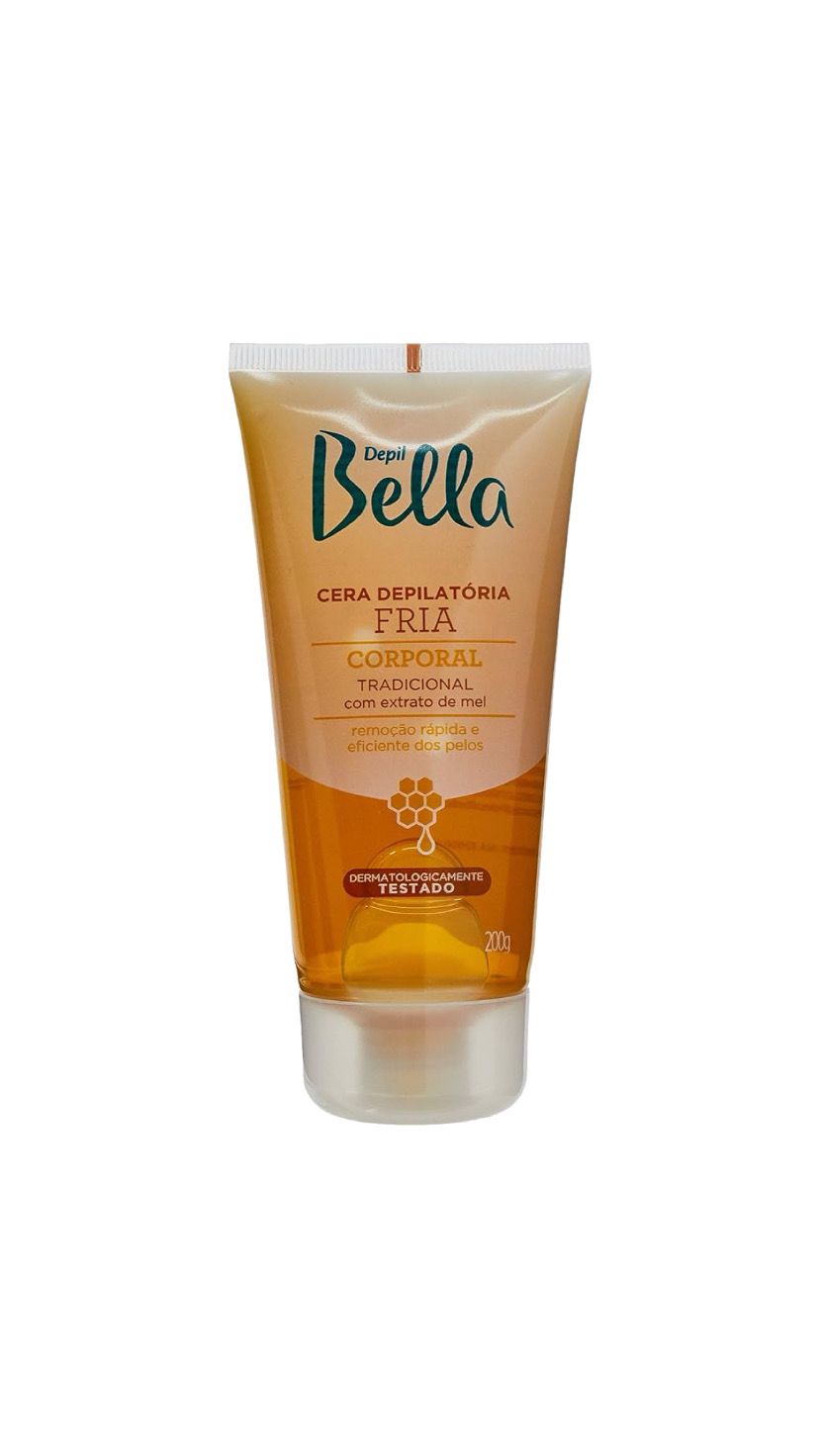 BISNAGA CERA DEPILATÓRIA FRIA DEPIL BELLA - 200G INVILA - Tudo para unhas em gel