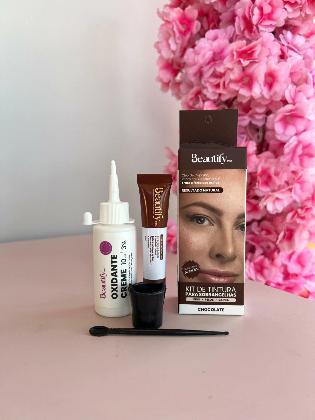 KIT DE TINTURA BEAUTIFY CHOCOLATE INVILA - Tudo para unhas em gel