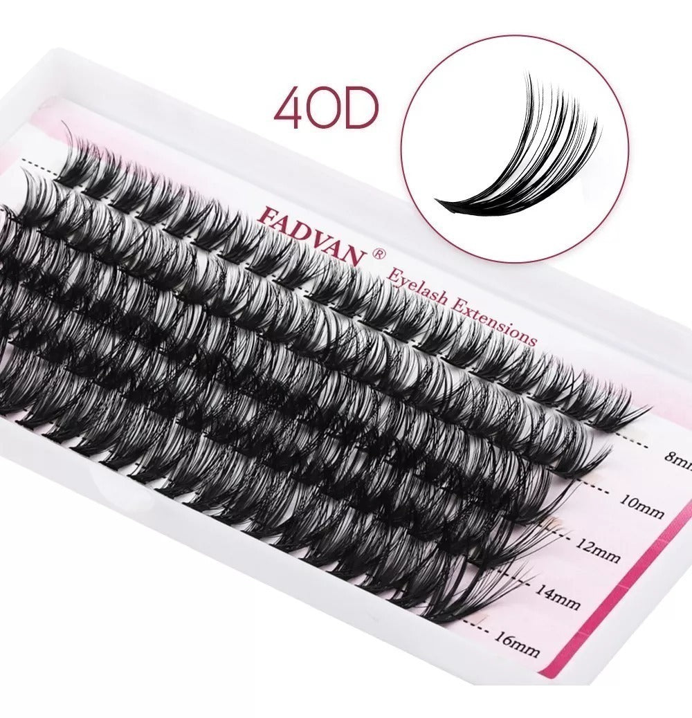 CILIOS FADVAN TUFINHO CX P 40D 0.07 MIX 8-16 INVILA - Tudo para unhas em gel
