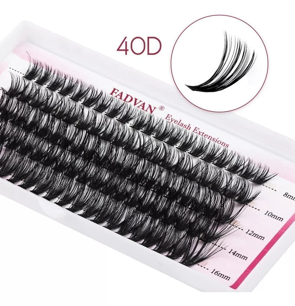 CILIOS FADVAN TUFINHO CX P 40D 0.07 MIX 8-16 INVILA - Tudo para unhas em gel
