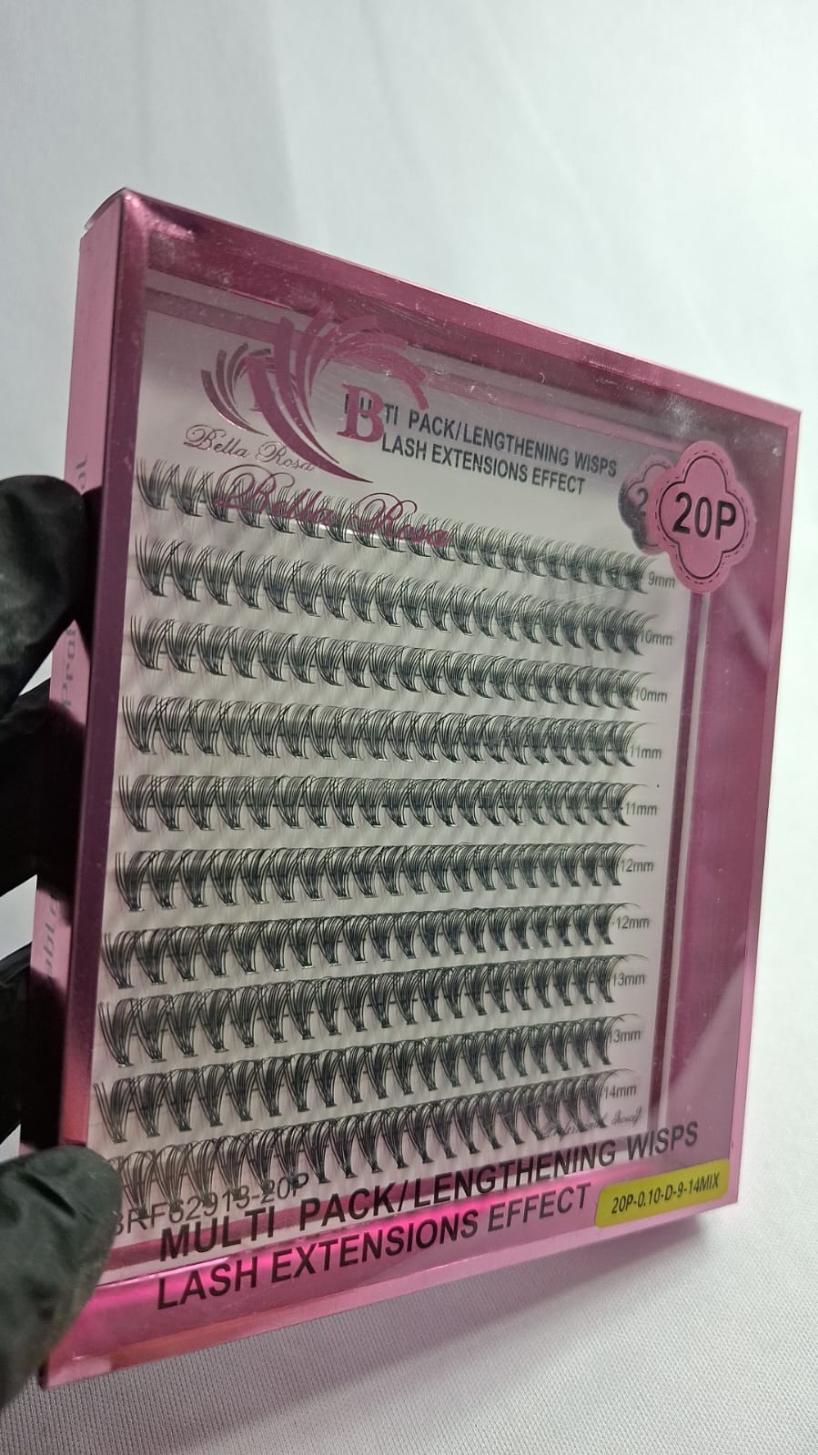 CILIOS TUFO BELLA 20P 0.10D 9-14MIX INVILA - Tudo para unhas em gel