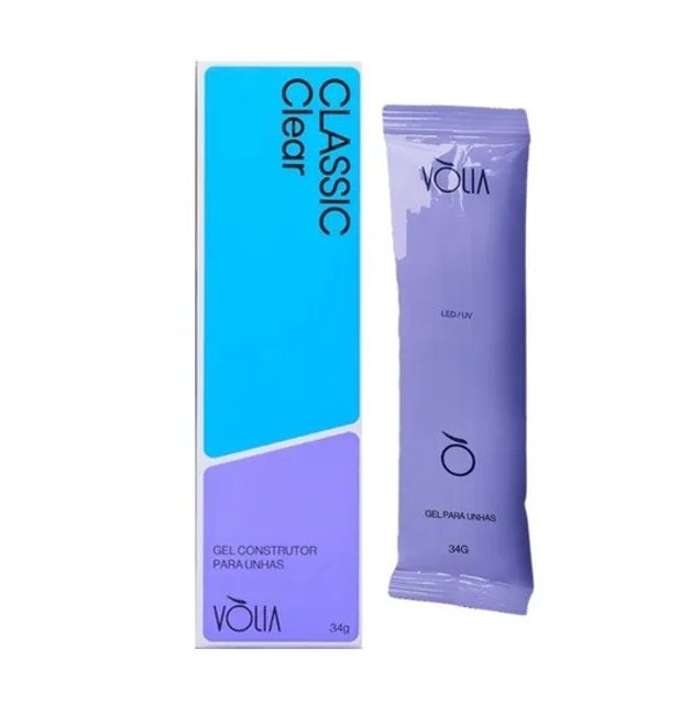 GEL CLASSIC CLEAR REFIL VOLIA 34g INVILA - Tudo para unhas em gel