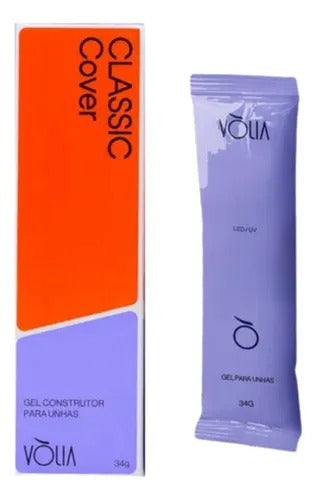 GEL CLASSIC COVER REFIL VOLIA 34g INVILA - Tudo para unhas em gel