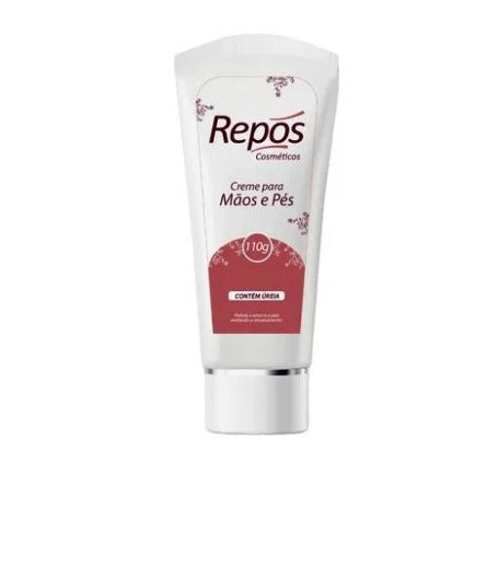 CREME MÃO E PÉS COM UREIA 110G - REPOS INVILA - Tudo para unhas em gel
