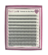 EXTENSÃO DE CÍLIOS REAL LOVE 20P 0.10D MIX 9-14mm INVILA - Tudo para unhas em gel