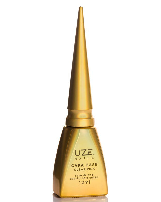 CAPA BASE CLEAR PINK UZE- 12ML INVILA - Tudo para unhas em gel