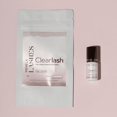 COLA CLEARLASH MENELA CLEAR- 3g INVILA - Tudo para unhas em gel
