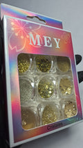 KIT GLITTER MEY  DECORAÇÃO 9UN INVILA - Tudo para unhas em gel