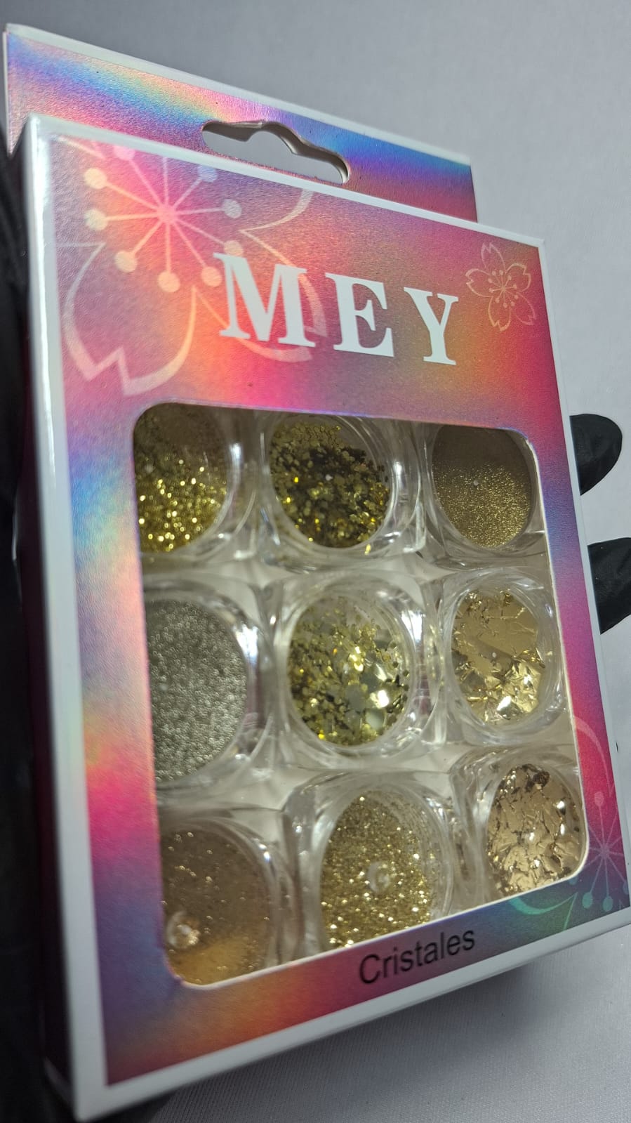 KIT GLITTER MEY  DECORAÇÃO 9UN INVILA - Tudo para unhas em gel