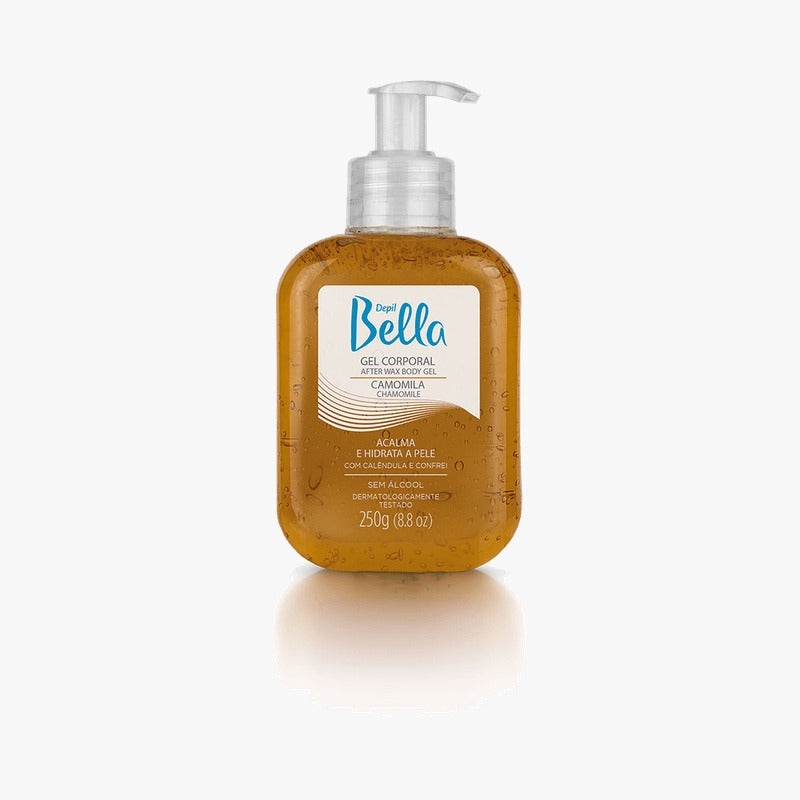 GEL CORPORAL DEPIL BELLA CAMOMILA - 250G INVILA - Tudo para unhas em gel