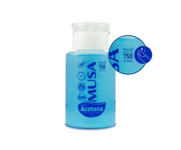 ACETONA DOSADOR MUSA- 165 ML INVILA - Tudo para unhas em gel