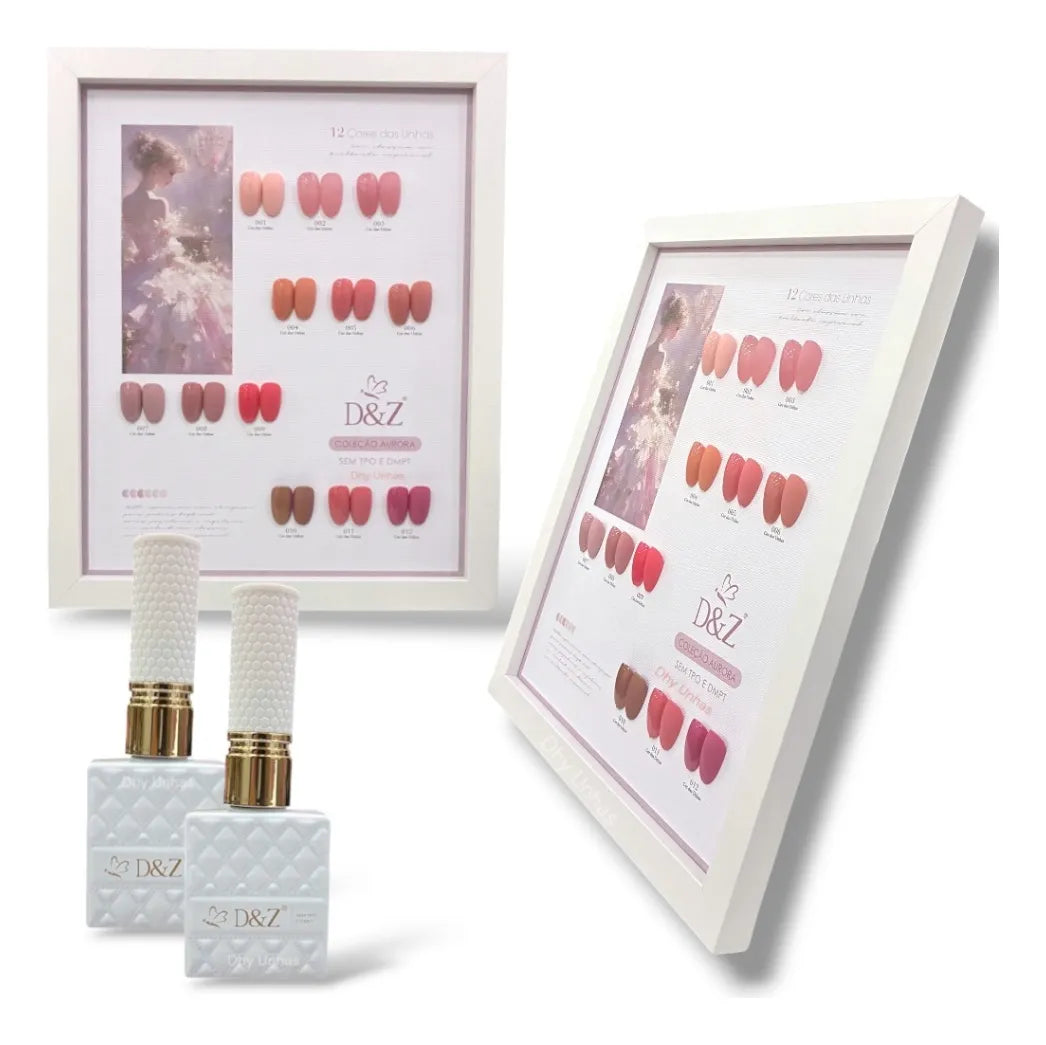 KIT ESMALTE D&Z AURORA 12PCS