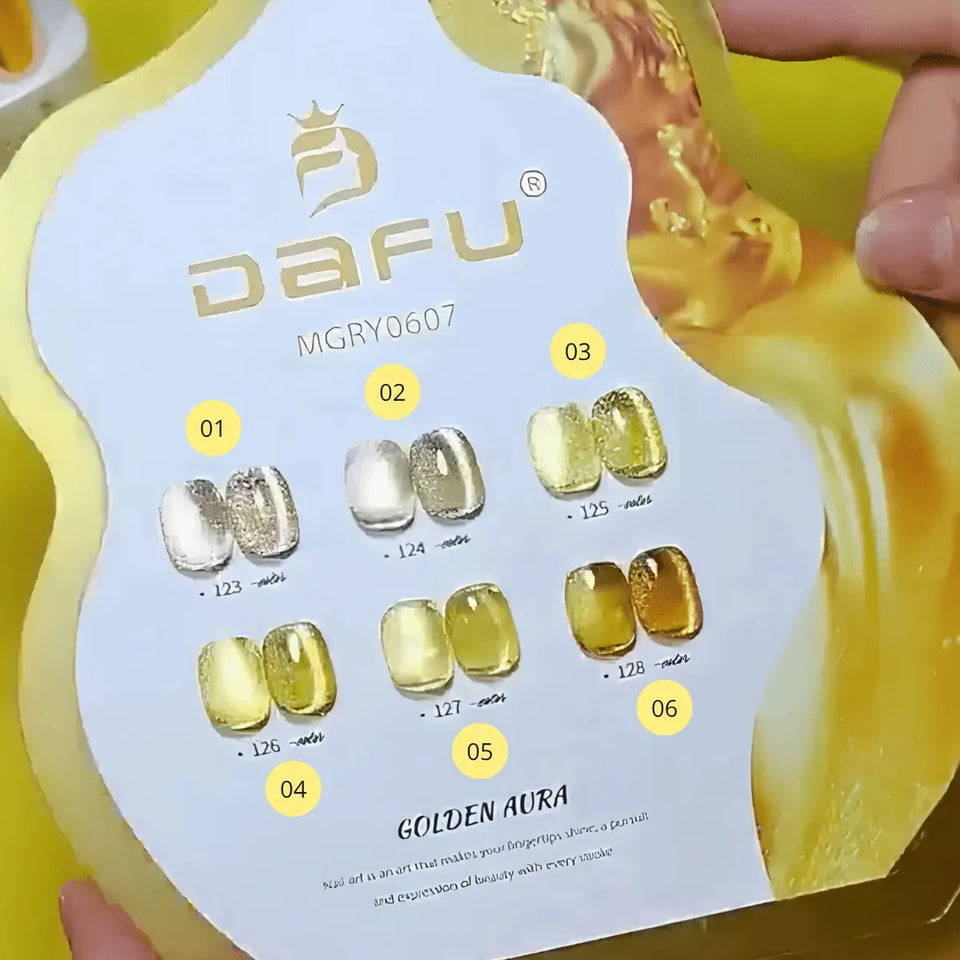 ESMALTE EM GEL MAGNETICO  DAFU - LINHA GOLDEN