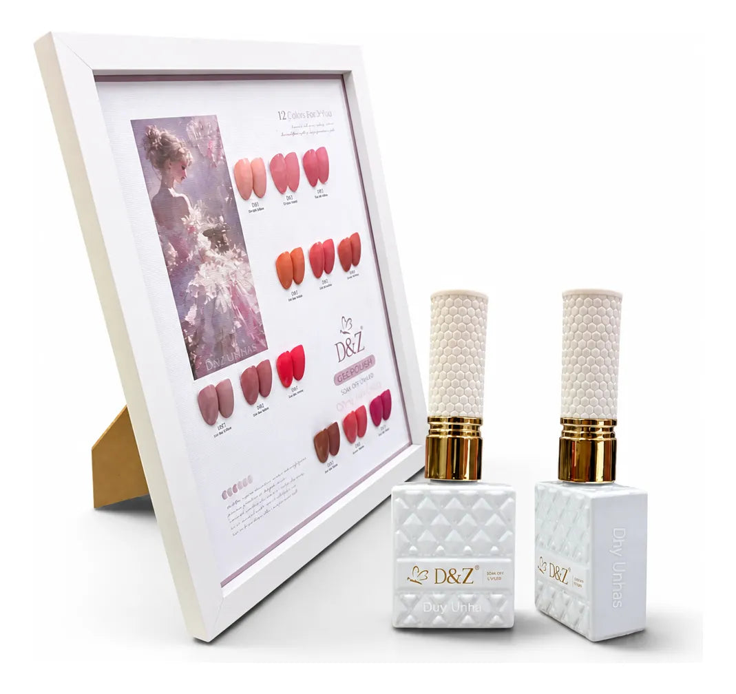 KIT ESMALTE D&Z AURORA 12PCS
