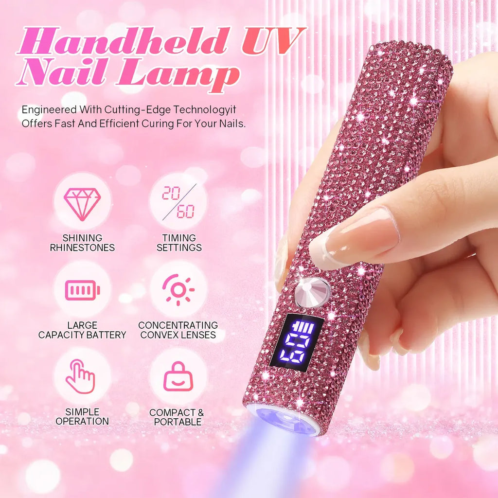 Luminária Led Uv Mini Recarregável Suporte Unhas Furta Cor Luminária Led Uv Mini Recarregável Suporte Unhas Furta CorLuminária Led Uv Mini Recarregável Suporte