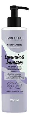 HIDRATANTE LAVANDA E DAMASCO LABORENE - 200mL INVILA - Tudo para unhas em gel