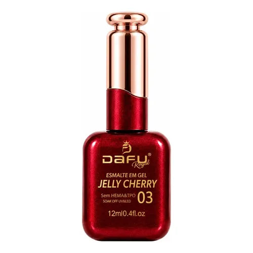 ESMALTE EM GEL DAFU JELLY CHERRY SEM HEMA & TPO – COR 11 | 12ML