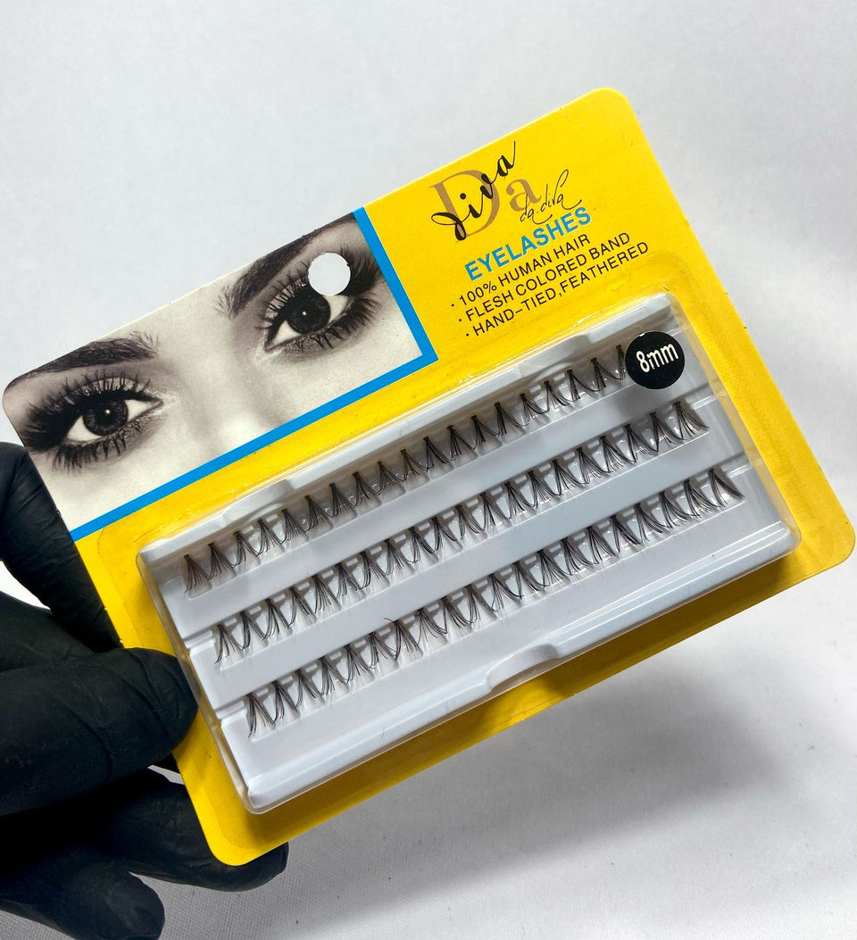 CÍLIOS TUFOS DA DIVA- 8mm INVILA - Tudo para unhas em gel