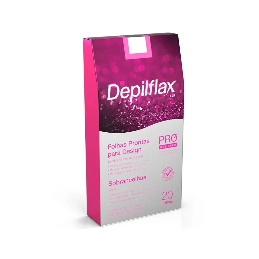 FOLHAS PRONTAS DESIGN DEPILFLAX- 20UN INVILA - Tudo para unhas em gel