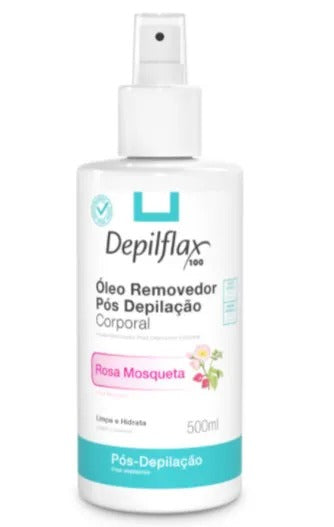 ÓLEO PÓS DEPILAÇÃO ROSA MOSQUETA DEPILFLAX- 100ml INVILA - Tudo para unhas em gel