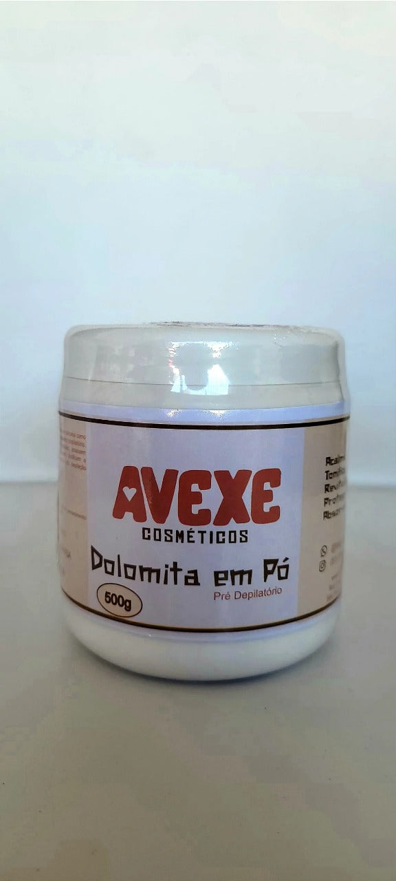 DOLOMITA EM PÓ AVEXE- 500g INVILA - Tudo para unhas em gel