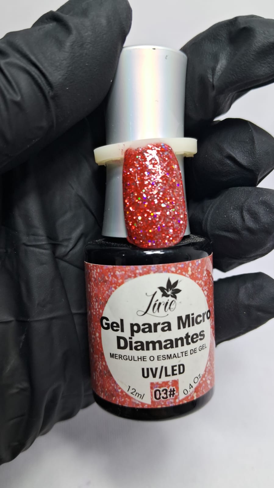 ESMALTE LIRIO DIAMANTE 03 12ML INVILA - Tudo para unhas em gel