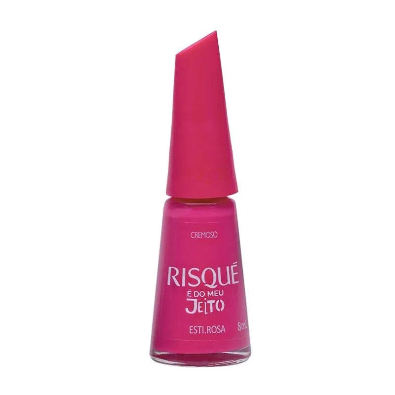 ESMALTE RISQUÉ É DO MEU JEITO ESTI.ROSA- 8ml INVILA - Tudo para unhas em gel