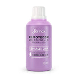 REMOVEDOR DE ESMALTE SEM ACETONA UVA 100ML - FARMAX