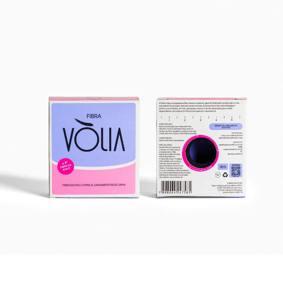 FIBRA ALONGAMENTO 4MT  -VOLIA INVILA - Tudo para unhas em gel