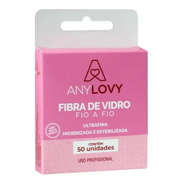 FIBRA DE VIDRO FIO A FIO 50UND - ANYLOVY INVILA - Tudo para unhas em gel