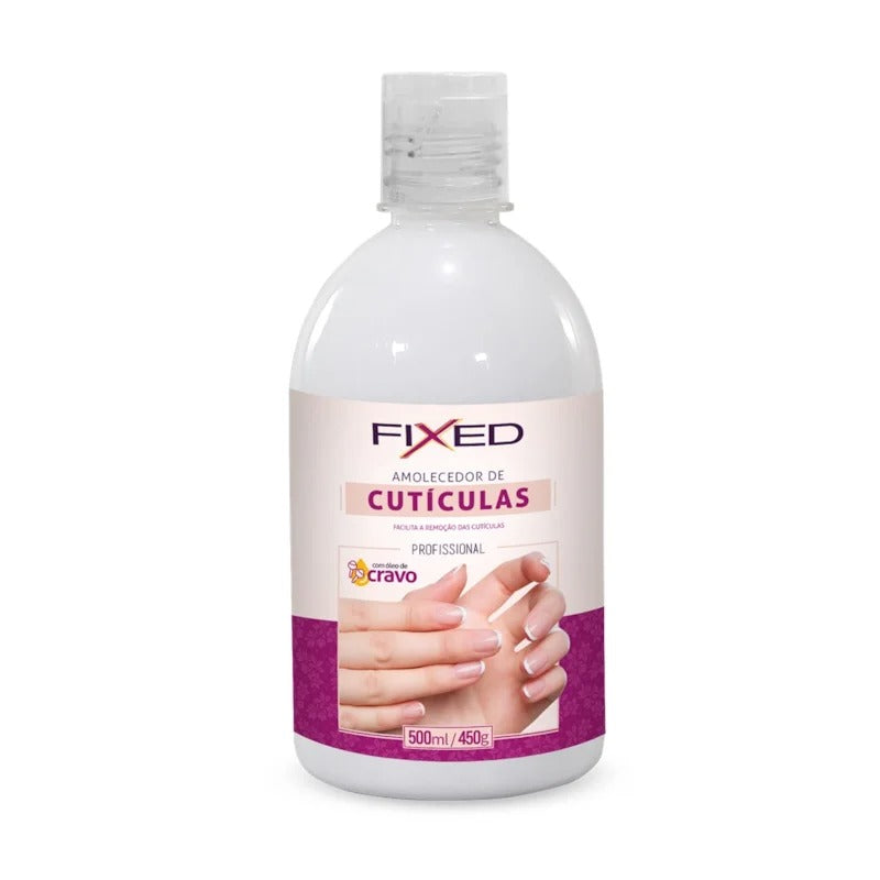 AMOLECEDOR DE CUTÍCULA FIXED- 500 Ml INVILA - Tudo para unhas em gel