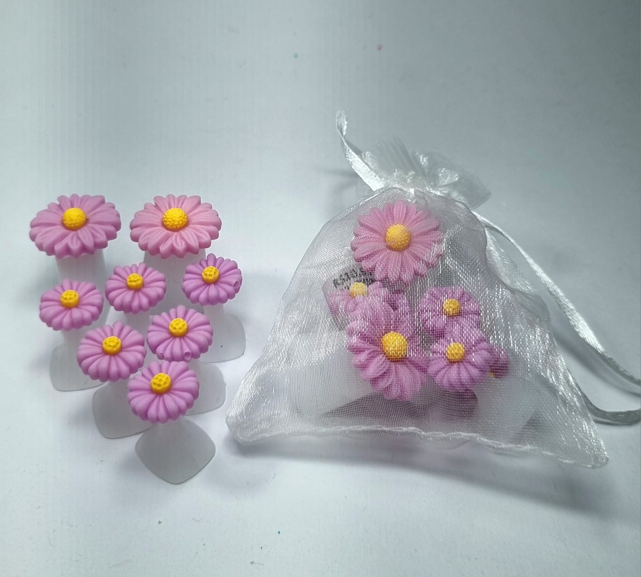 SEPARADORES DE DEDO FLOR- ROXA INVILA - Tudo para unhas em gel