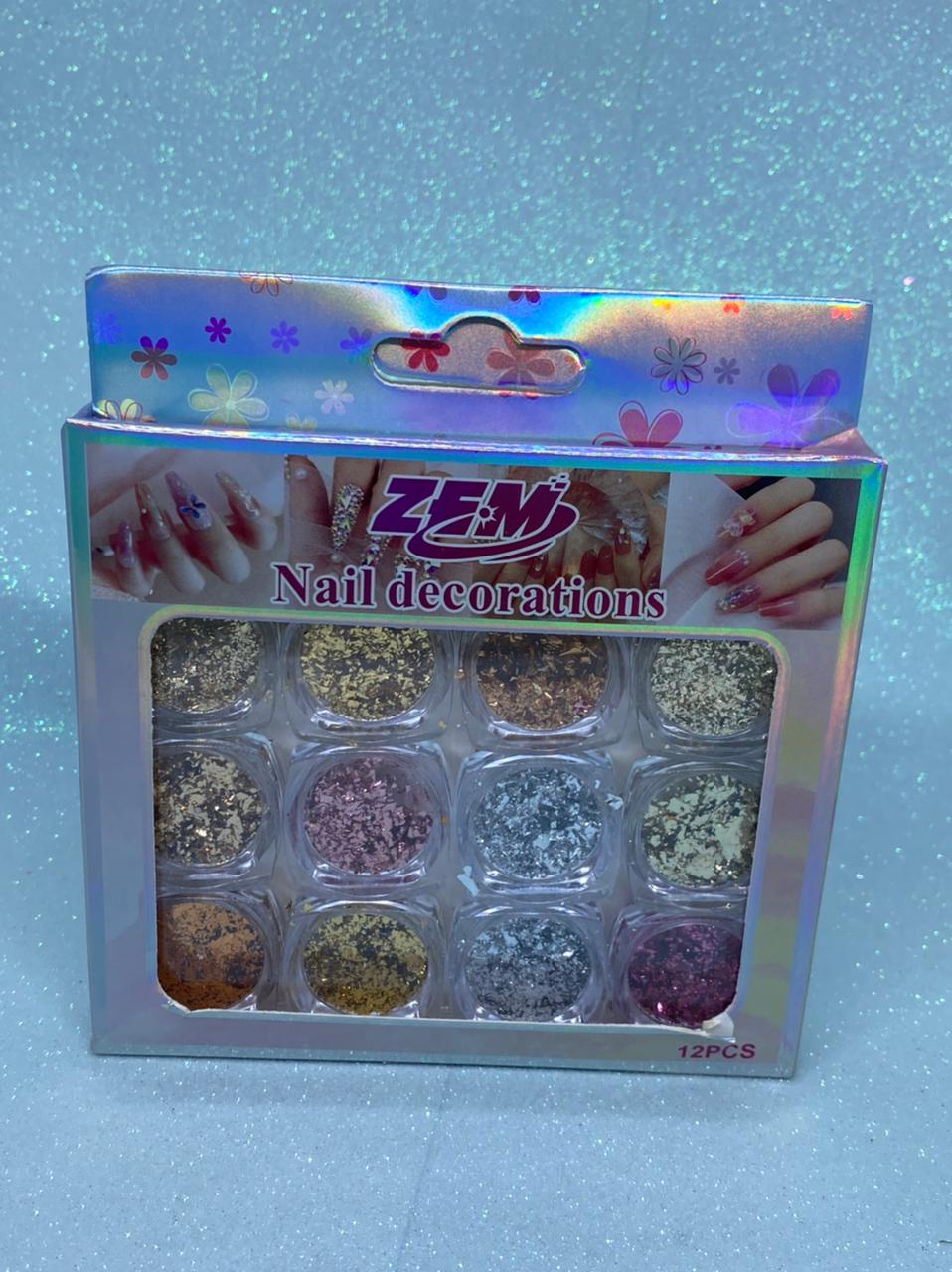 KIT FOLHA DE OURO COLORIDA INVILA - Tudo para unhas em gel